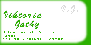 viktoria gathy business card