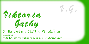 viktoria gathy business card